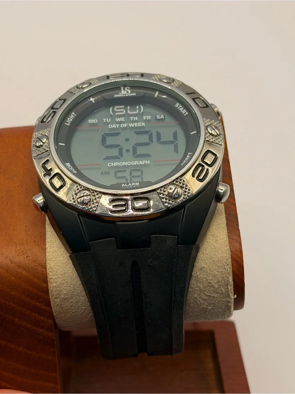 Joshua & Sons JS66GY Quartz Digital Watch, with Tags, 262$